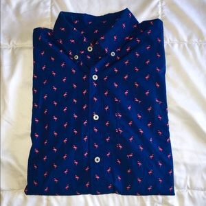American Eagle Men’s Flamingo Button Up